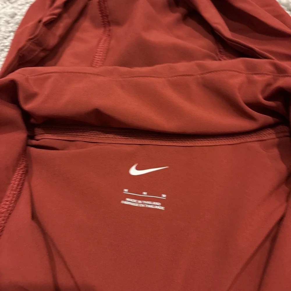 Nike University Of Arkansas Razorbacks Red 1/4 Zip  Hoodie Lightweight Active XL